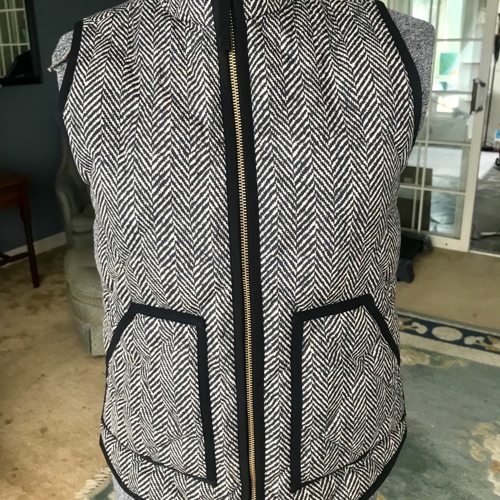 J CREW Herringbone Vest
